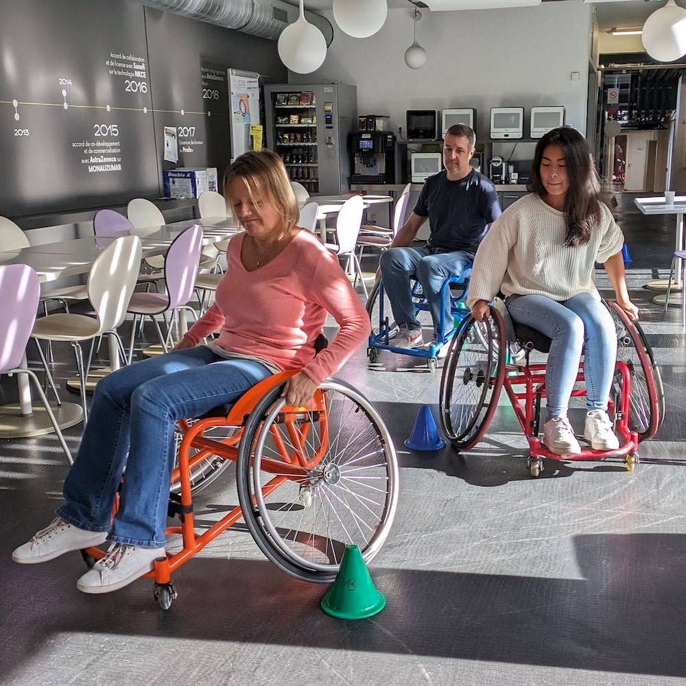 Atelier Parcours mobilité « Se déplacer en fauteuil roulant »